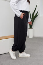 Hosen 26.2895 Loopback-Strickstoff, Farbe Schwarz, 40(XS), 42(S), 44(M) - Image 3