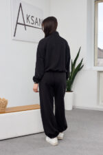 Set 26.2890 Loopback-Strickstoff, Farbe Schwarz, 40(XS), 42(S), 44(M) - Image 2