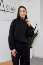 Set 26.2890 Loopback-Strickstoff, Farbe Schwarz, 40(XS), 42(S), 44(M) - Image 7