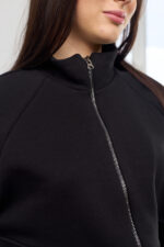 Set 26.2890 Loopback-Strickstoff, Farbe Schwarz, 40(XS), 42(S), 44(M) - Image 3