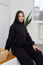 Set 26.2890 Loopback-Strickstoff, Farbe Schwarz, 40(XS), 42(S), 44(M) - Image 6