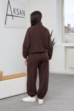 Костюм 26.2890 н Трикотаж петля, колір Темний шоколад, 40(XS), 42(S), 44(М) - Зображення 2