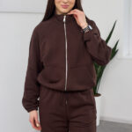Комплект 26.2890 трикотаж петля, цвят Тъмен шоколад, 40(XS), 42(S), 44(M)