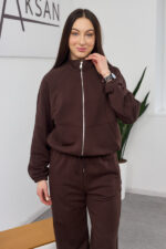 Костюм 26.2890 н Трикотаж петля, колір Темний шоколад, 40(XS), 42(S), 44(М)