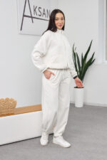 Set 26.2890 tricot buclat, culoare Lăptos, 40(XS), 42(S), 44(M) - Image 5