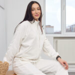 Set 26.2890 tricot buclat, culoare Lăptos, 40(XS), 42(S), 44(M)