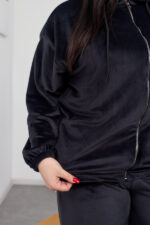 Костюм 26.2861 б Велюр тонкий, колір Чорний, 46(L), 48(XL), 50(ХХL) - Зображення 5