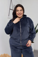 Komplet 26.2861 cienki welur, kolor Grafitowy, 46(L), 48(XL), 50(XXL) - Image 6