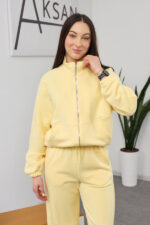 Set 26.2890 Loopback-Strickstoff, Farbe Banane, 40(XS), 42(S), 44(M) - Image 4