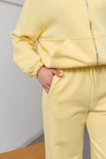 Set 26.2890 Loopback-Strickstoff, Farbe Banane, 40(XS), 42(S), 44(M) - Image 2