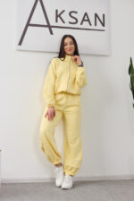 Set 26.2890 Loopback-Strickstoff, Farbe Banane, 40(XS), 42(S), 44(M) - Image 5
