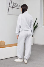 Set 26.2890 Loopback-Strickstoff, Farbe Melange, 40(XS), 42(S), 44(M) - Image 2