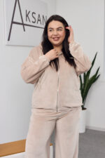 Set 26.2861 thin velour, color Light latte, 46(L), 48(XL), 50(XXL) - Image 6