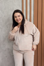 Set 26.2861 thin velour, color Light latte, 46(L), 48(XL), 50(XXL)