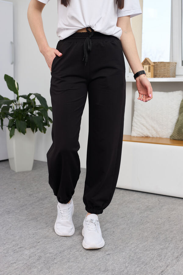 sera2592 Штани 26.2846 н Трикотаж двухнитка, колір Чорний, 40(XS), 42(S), 44(М) - Зображення 1