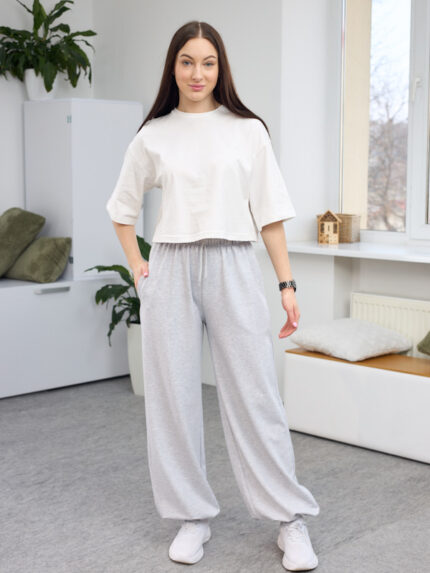 Штани 26.2914 н Трикотаж двухнитка, колір Меланж, 40(XS), 42(S), 44(М)