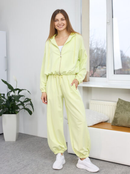 Костюм 26.2912 н Трикотаж двухнитка, колір Лимонний, 40(XS), 42(S), 44(М)