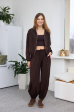 Костюм 26.2912 н Трикотаж двухнитка, колір Темний шоколад, 40(XS), 42(S), 44(М)