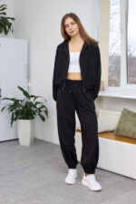 Костюм 26.2912 н Трикотаж двухнитка, колір Чорний, 40(XS), 42(S), 44(М) - Зображення 6