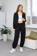 Костюм 26.2912 н Трикотаж двухнитка, колір Чорний, 40(XS), 42(S), 44(М)