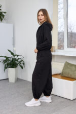 Костюм 26.2912 н Трикотаж двухнитка, колір Чорний, 40(XS), 42(S), 44(М) - Зображення 3
