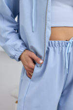 Костюм 26.2912 н Трикотаж двухнитка, колір Небесний, 40(XS), 42(S), 44(М) - Зображення 5