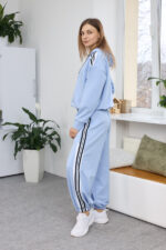Костюм 26.2908 н Трикотаж двухнитка, колір Блакитний, 40(XS), 42(S), 44(М) - Зображення 3