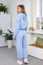 Костюм 26.2908 н Трикотаж двухнитка, колір Блакитний, 40(XS), 42(S), 44(М) - Зображення 2