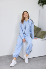 Костюм 26.2908 н Трикотаж двухнитка, колір Блакитний, 40(XS), 42(S), 44(М) - Зображення 6