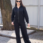 Komplet 26.2923 dzianina dresowa dwunitkowa, kolor Czarny, 42(S), 44(M), 46(L), 48(XL)