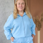 Set 26.2925 two-thread knit fabric, color Light blue, 46(L), 48(XL)