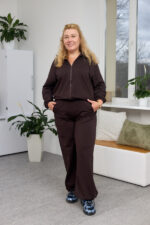 Set 26.2925 tricot dublu, culoare Ciocolata inchisa, 46(L), 48(XL)
