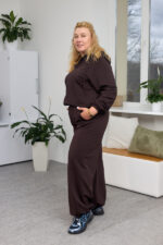 Set 26.2925 tricot dublu, culoare Ciocolata inchisa, 46(L), 48(XL) - Image 5