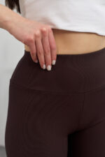 Pantaloni scurți biker 26.1881 tricot reiat, culoare Ciocolata inchisa, 42(S), 44(M), 46(L), 48(XL) - Image 4