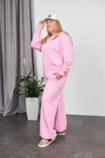 Set 26.2923 Zweifaden-Strickstoff, Farbe Rosa, 48(XL), 50(XXL), 52(3XL) - Image 3