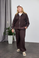 Set 26.2923 Zweifaden-Strickstoff, Farbe Dunkle Schokolade, 48(XL), 50(XXL), 52(3XL)