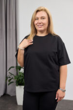 Костюм 26.2678 с.б Трикотаж двухнитка, колір Чорний, 52(3XL), 54(4XL), 56(5XL) - Зображення 5