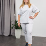 Костюм 26.2678 б Трикотаж двухнитка, колір Меланж, 48(XL), 50(ХХL), 52(3XL)