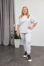 Костюм 26.2678 б Трикотаж двухнитка, колір Меланж, 48(XL), 50(ХХL), 52(3XL)