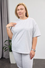Костюм 26.2678 б Трикотаж двухнитка, колір Меланж, 48(XL), 50(ХХL), 52(3XL) - Зображення 6
