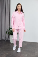 Set 26.2944 Boho-Leinen, Farbe Hellrosa, 42(S), 44(M), 46(L)