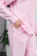 Set 26.2944 Boho-Leinen, Farbe Hellrosa, 42(S), 44(M), 46(L) - Image 4