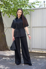 Set 26.2954 Double-Armani-Seide, Farbe Schwarz, 42(S), 44(M), 46(L) - Image 3