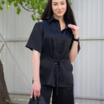 Komplet 26.2954 double Armani jedwab, kolor Czarny, 42(S), 44(M), 46(L)