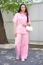 Set 26.2954 Double-Armani-Seide, Farbe Rosa, 42(S), 44(M), 46(L)