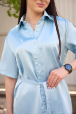 Set 26.2954 double Armani silk, color Light blue, 42(S), 44(M), 46(L) - Image 5