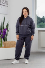 Set 26.2729 two-thread knit fabric, color Graphite, 48(XL), 50(XXL), 52(3XL)