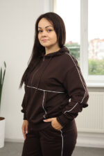 Set 26.2729 two-thread knit fabric, color Dark chocolate, 48(XL), 50(XXL), 52(3XL) - Image 5