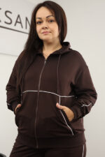 Set 26.2729 two-thread knit fabric, color Dark chocolate, 48(XL), 50(XXL), 52(3XL) - Image 4