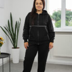 Set 26.2729 two-thread knit fabric, color Black, 48(XL), 50(XXL), 52(3XL)